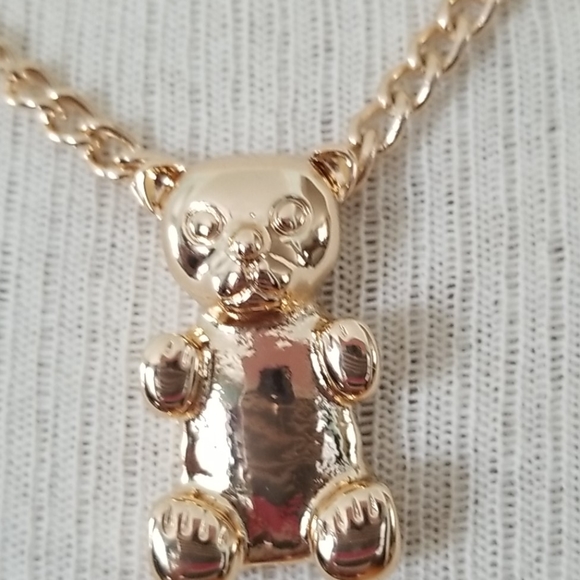 BETSEY JOHNSON GOLDTONE BEAR - Picture 2 of 7